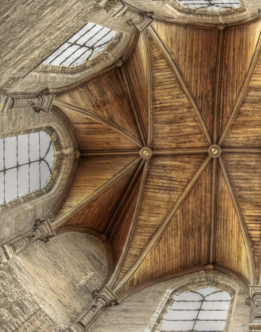 sabbiatura soffitto in legno antico